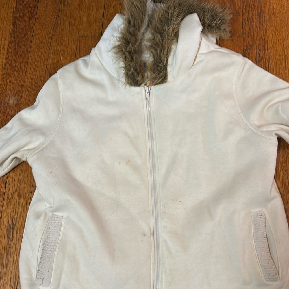 Hooded White Jacket
